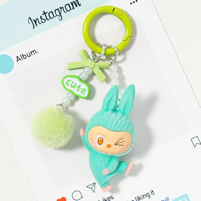 #7Cute and high-value labubu keychain