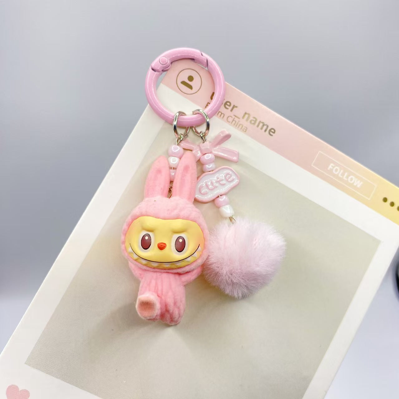 #7Cute and high-value labubu keychain