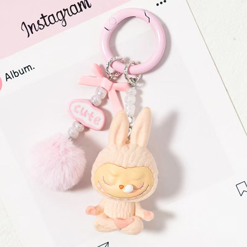 #7Cute and high-value labubu keychain
