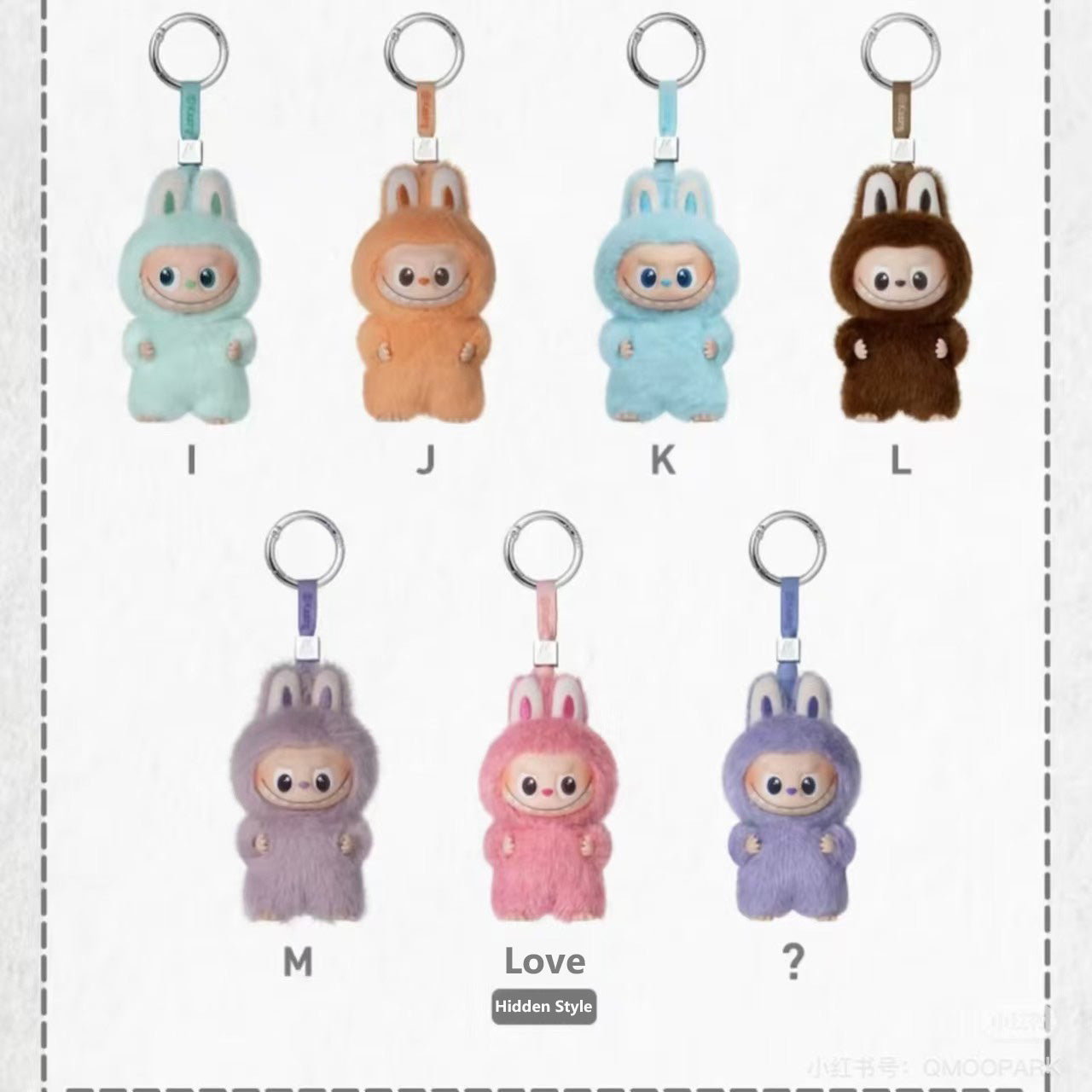 #1 The Monsters Pin for Love Series-Vinyl Plush Pendant Blind Box
