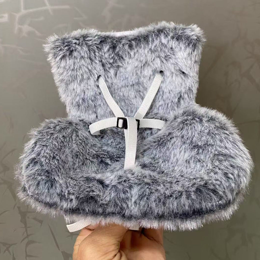 Fluffy Labubu Chair toy