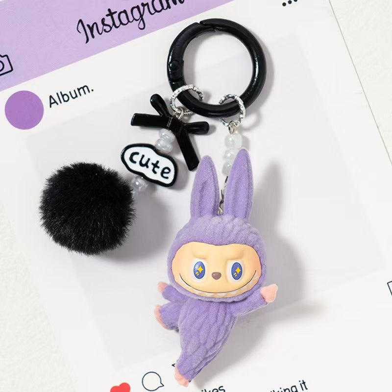 #7Cute and high-value labubu keychain